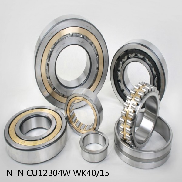 CU12B04W WK40/15 NTN Thrust Tapered Roller Bearing